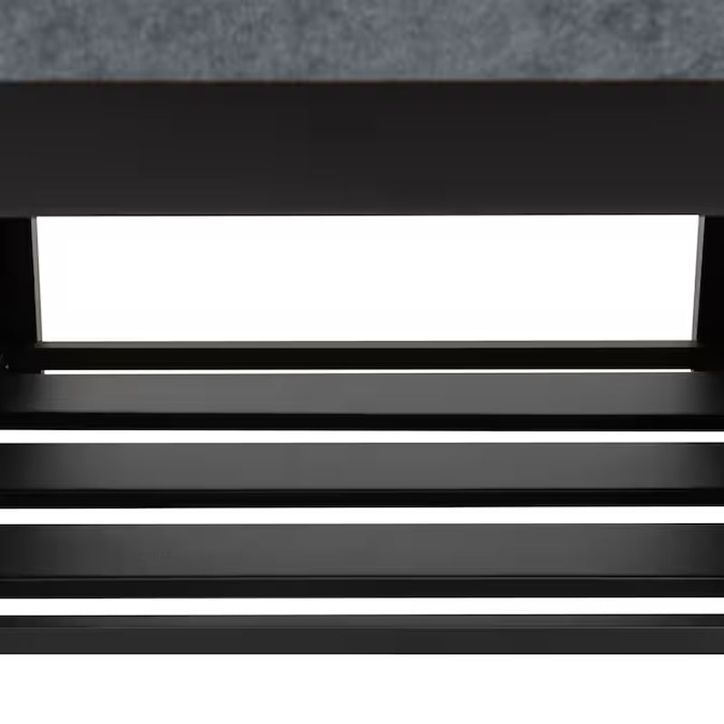 20-In W Steel Rectangle Portable Wood-Burning Fire Pit