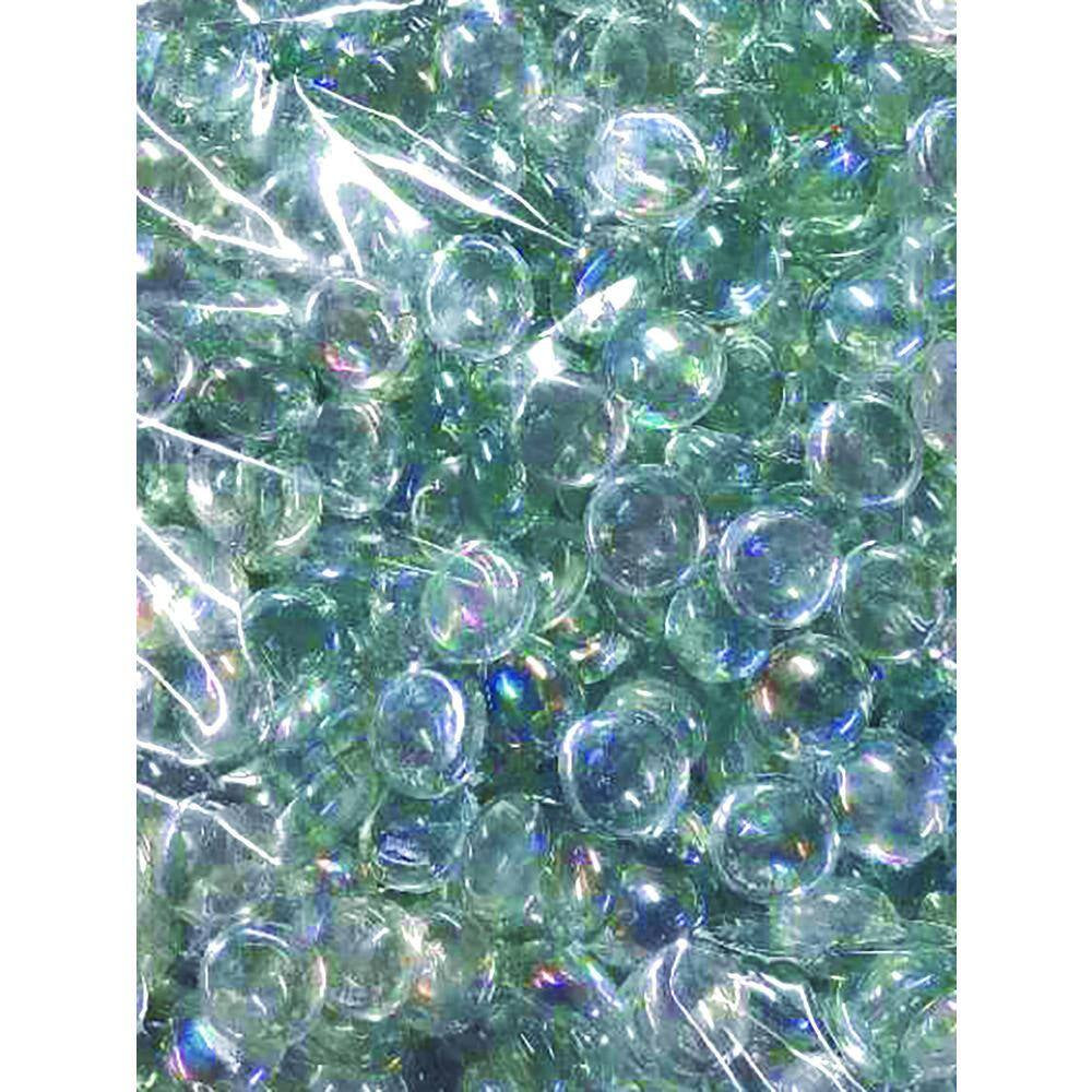 42 In. Topaz Cast Aluminum Heron Square Gas Fire Pit Chat Table with Clear Glass Fire Beads