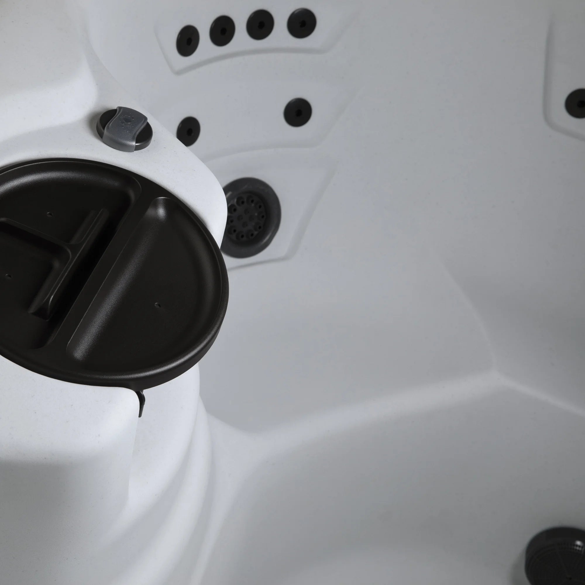 Leganza Hot Tub - 6-Person, 90- Jet, 230-Volt Spa in Arctic White/Coastal Gray