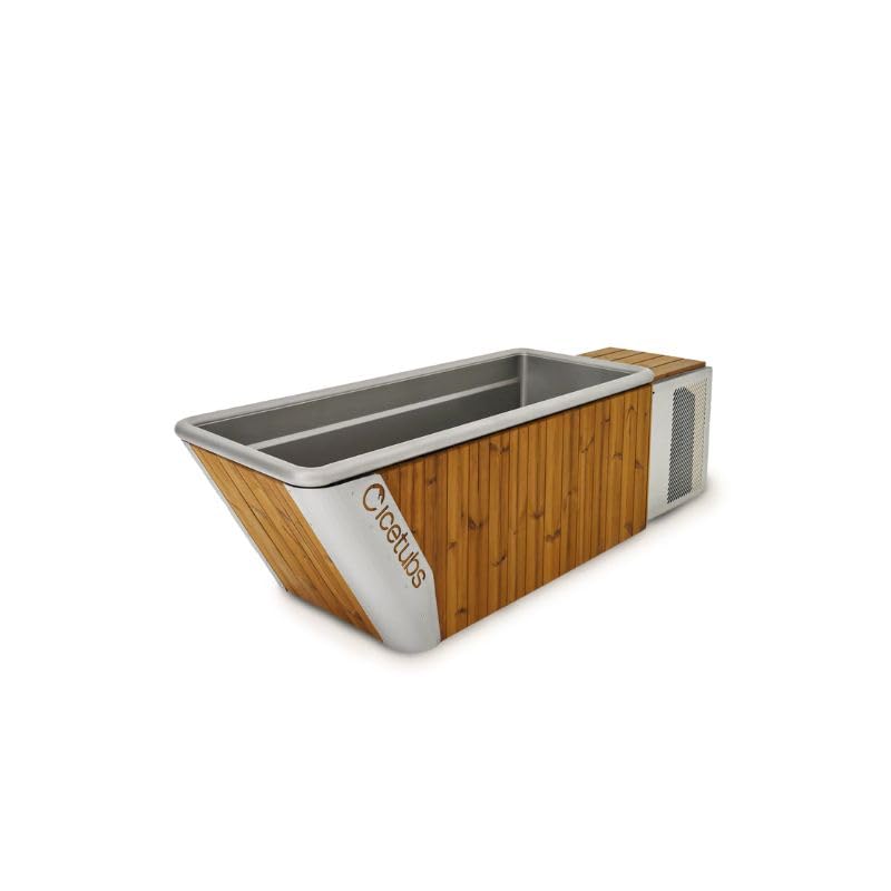 Icetubs IceBath, Coldtherapy Bath, Thermowood & Stainless Cold Therapy Immersion (ICEBATH, XL)