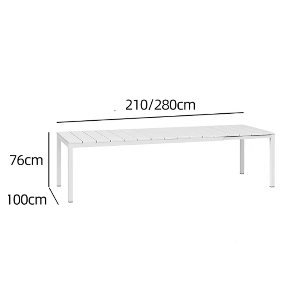JOSOGO 7 Piece Patio Dining Set for 6, Outdoor Table & Chairs with Umbrella Hole, All-Weather Furniture Conversation for Lawn Pool Backyard(H)