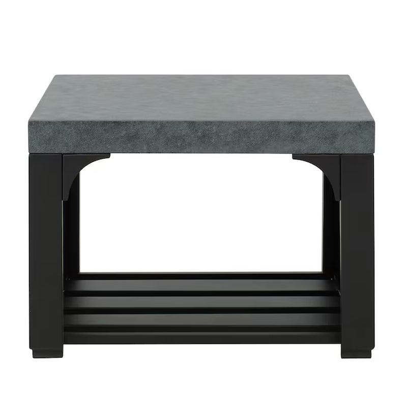 20-In W Steel Rectangle Portable Wood-Burning Fire Pit