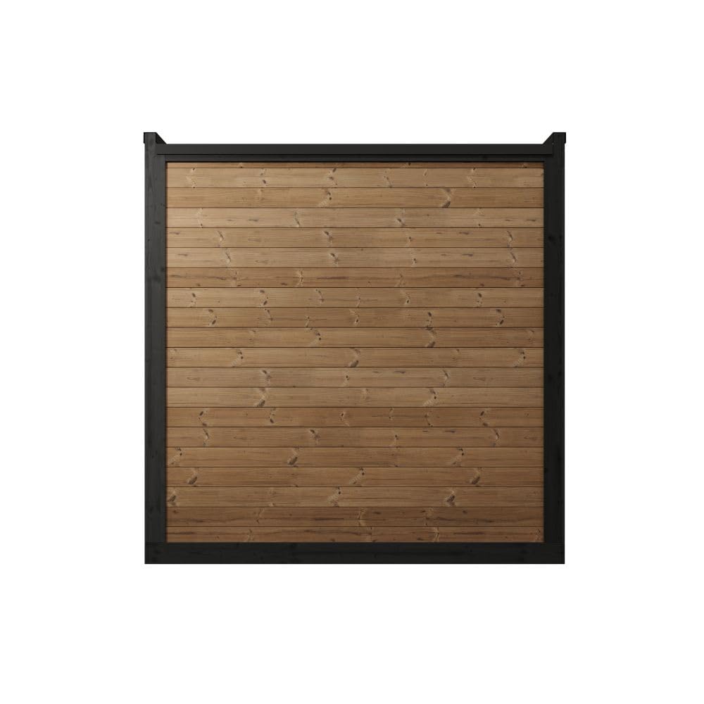 saunalife GL6 Outdoor Sauna Kit, Garden Luxury-Series Outdoor DIY Sauna Kit, Thermo-Spruce, up to 6 Persons Bundles (Sauna Heater and Sauna Stones Included) (Drop 9 WiFi - Glass)