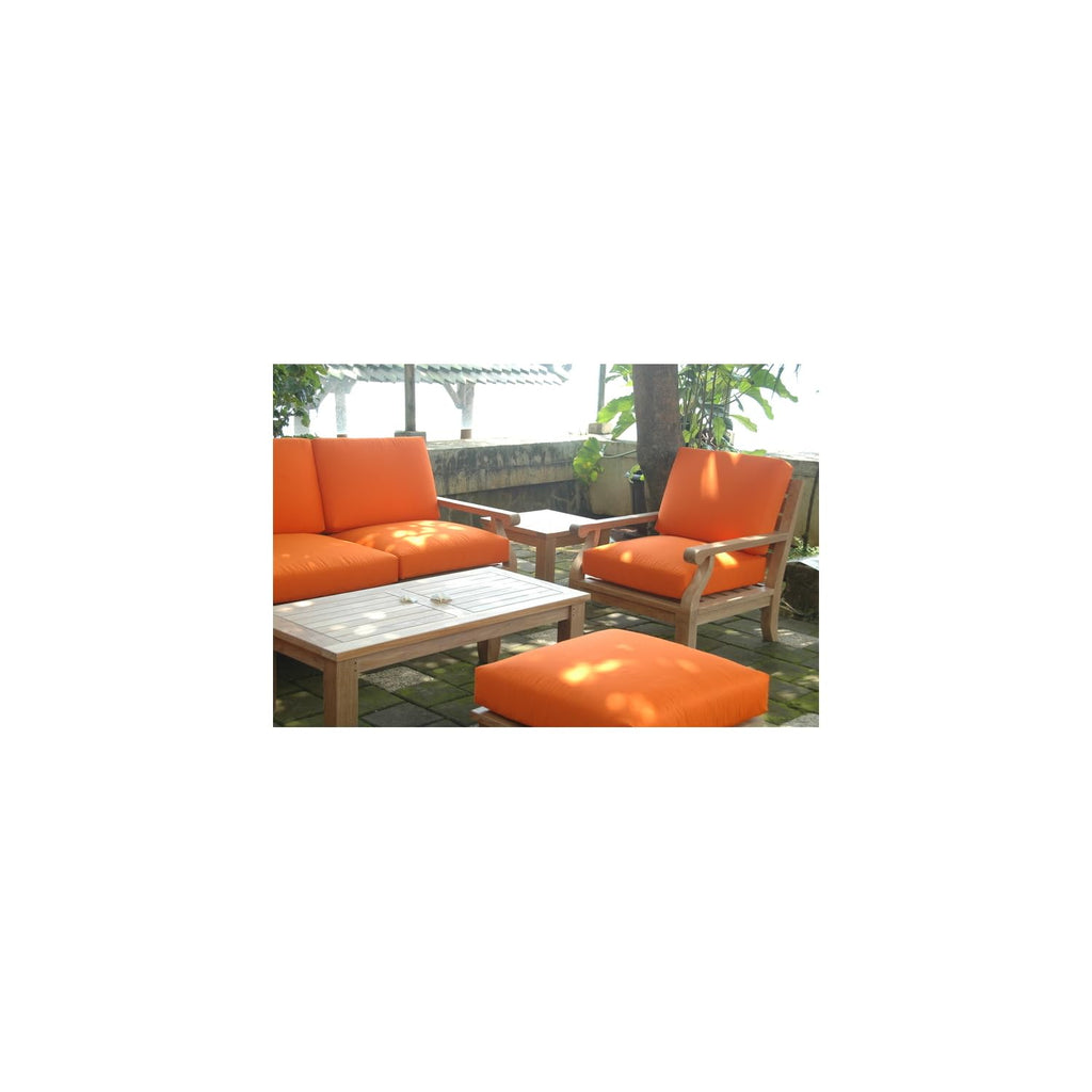 HomeStock 9-Piece Outdoor Patio Furniture Set - Teak Modular Seating
