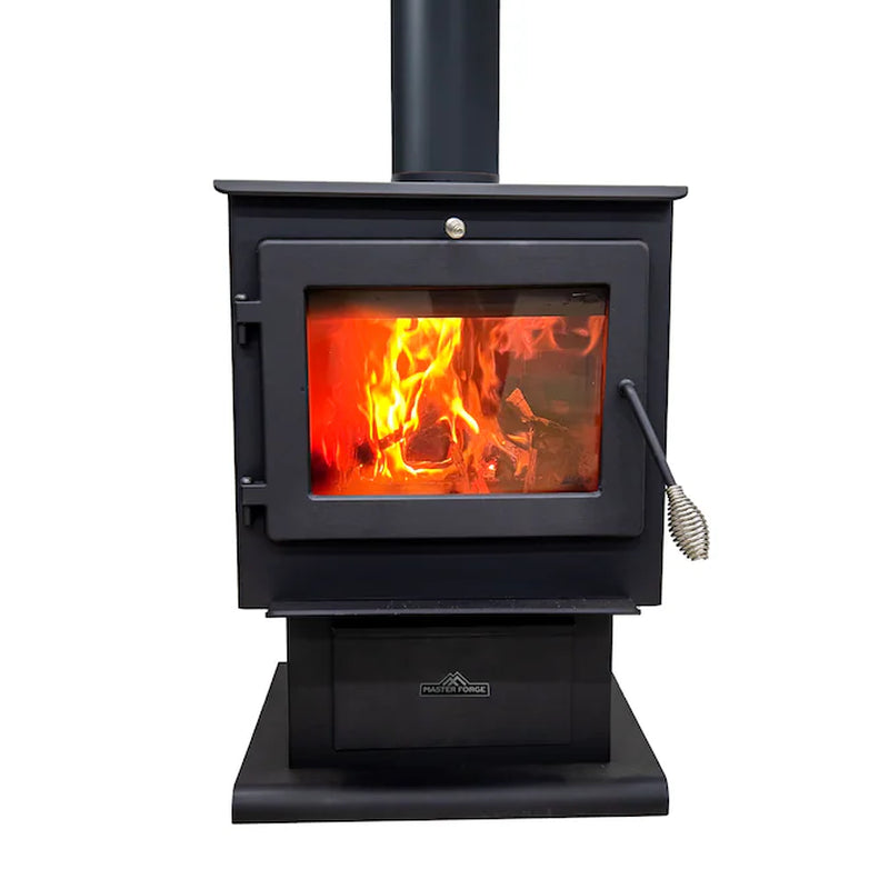 2000-Sq Ft Heating Area Firewood and Fire Logs Wood Stove (EPA Approved)