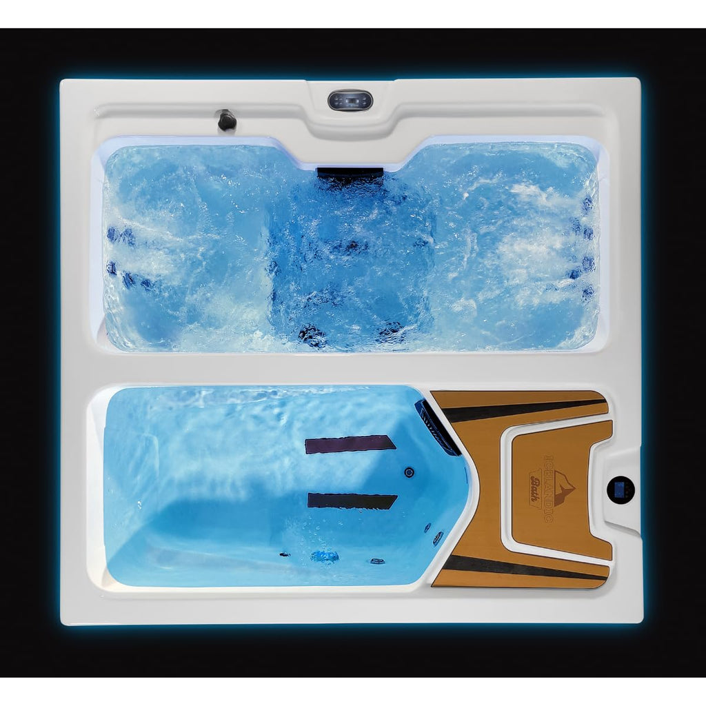 Icelandic Fire & Ice 2-in-1 Hot Tub and Cold Plunge