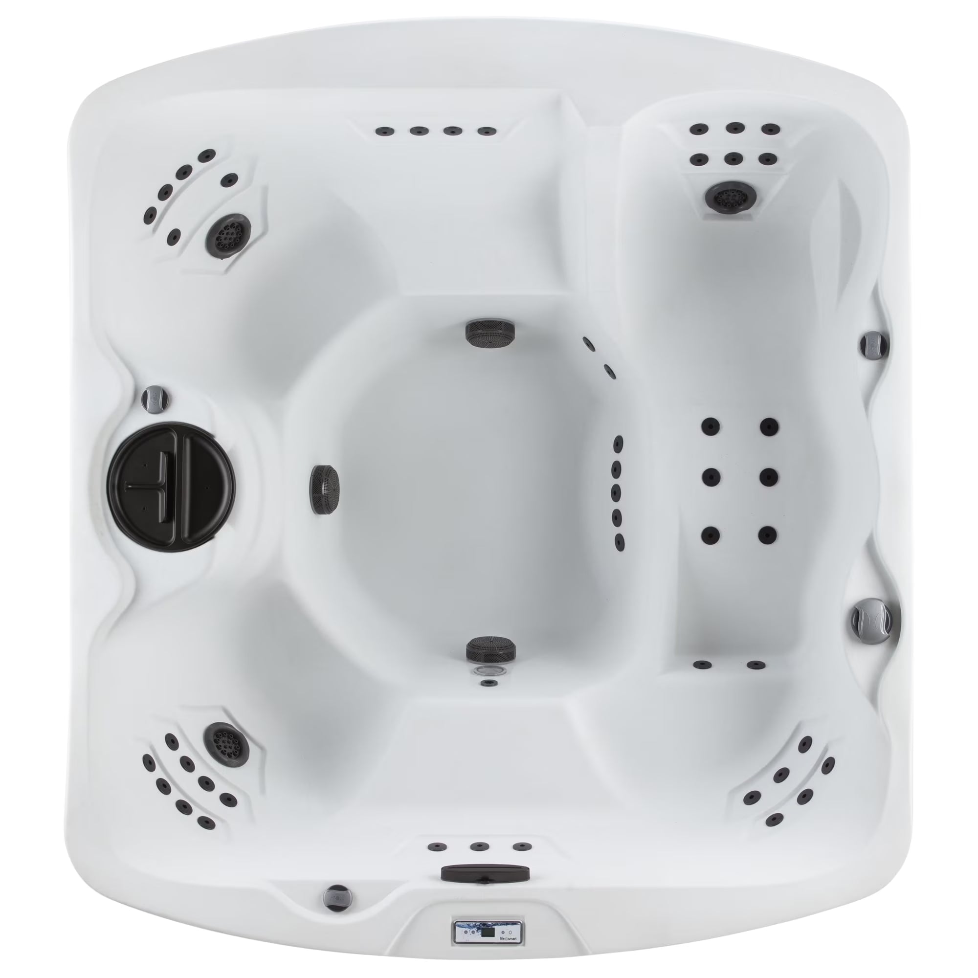 Leganza Hot Tub - 6-Person, 90- Jet, 230-Volt Spa in Arctic White/Coastal Gray