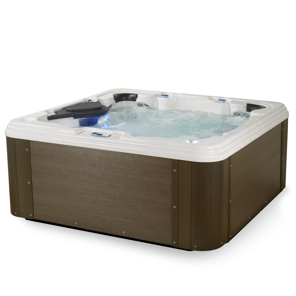 AquaLife Select Series® 7-Person 100-Jet Acrylic Non-Lounger Hot Tub with Ozonator and Steps