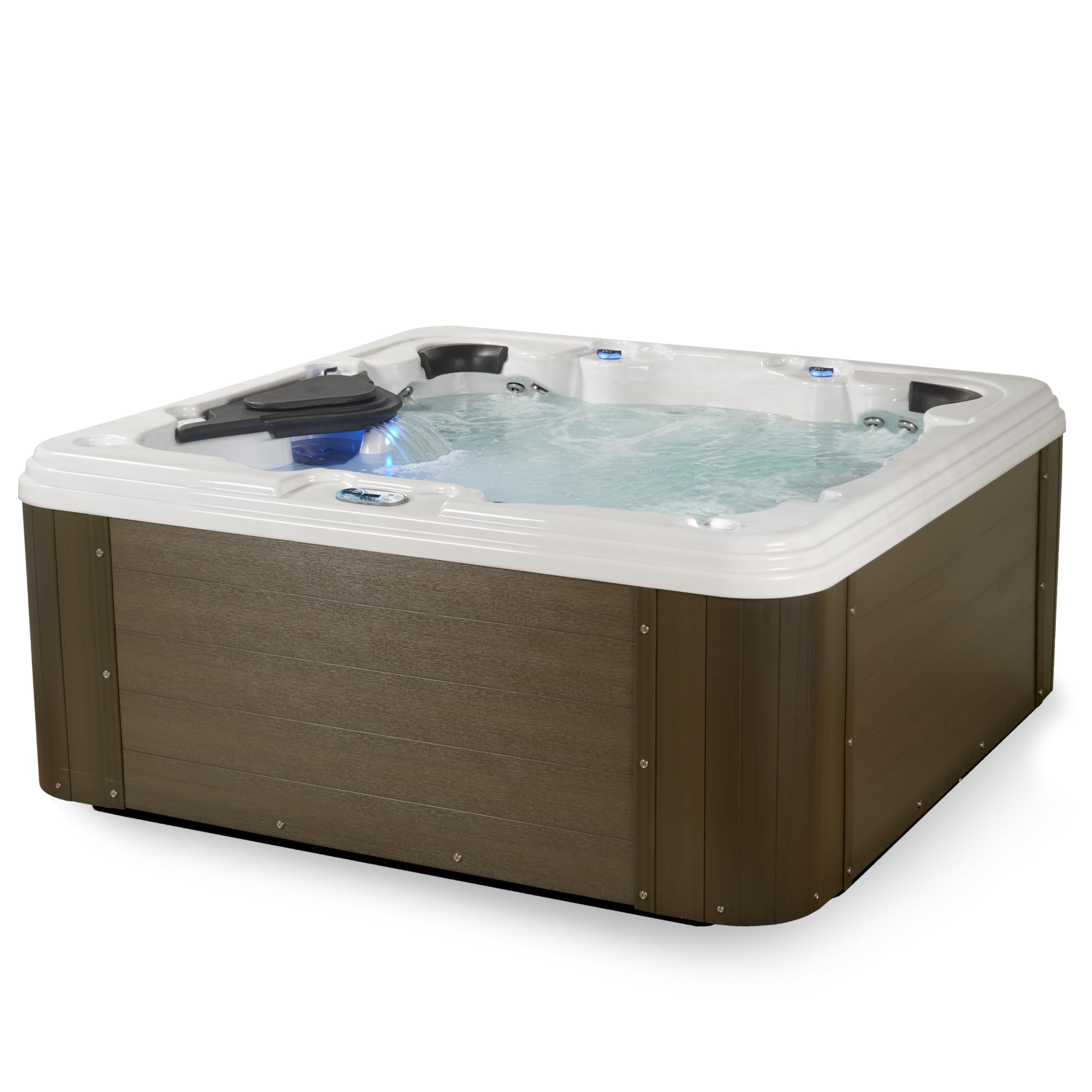 AquaLife Select Series® 7-Person 100-Jet Acrylic Non-Lounger Hot Tub with Ozonator and Steps