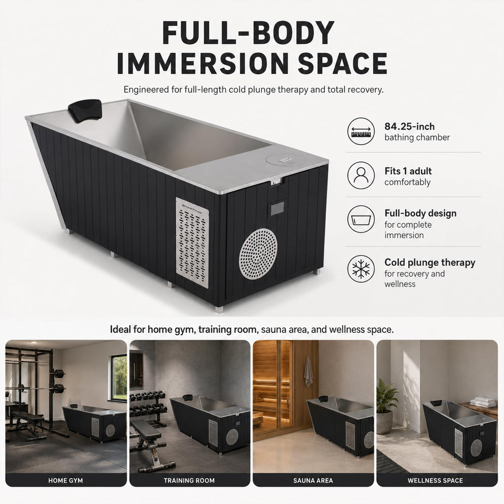 Cold Plunge Tub with 220V/2 HP Water Chiller and Heater