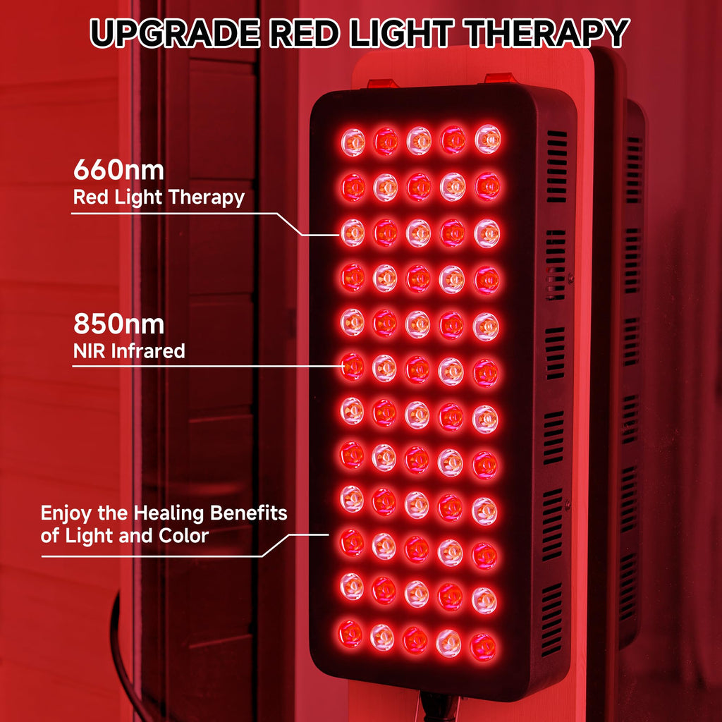 springspa 2 Person Full Spectrum Infrared Sauna with Red Light Therapy