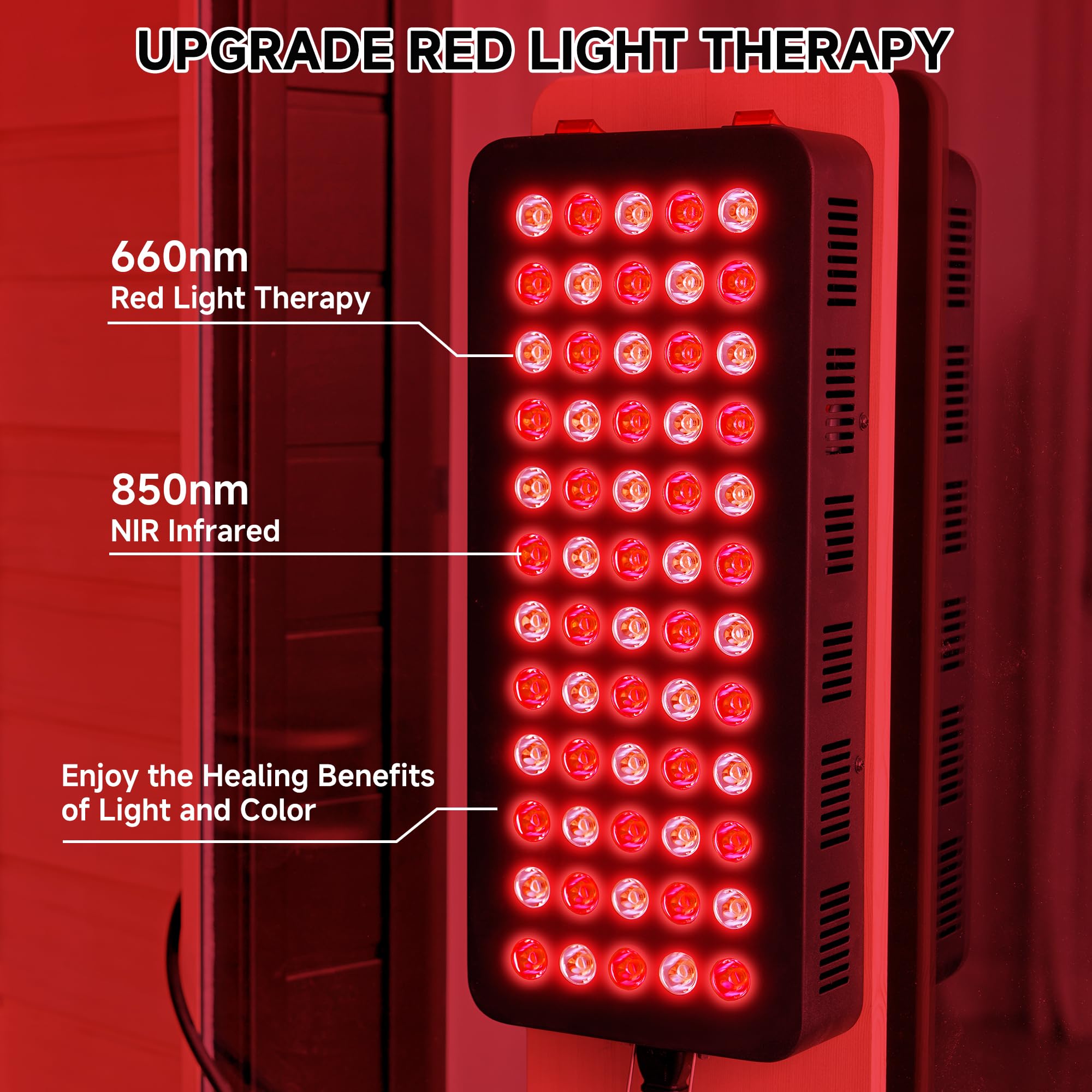 springspa 2 Person Full Spectrum Infrared Sauna with Red Light Therapy