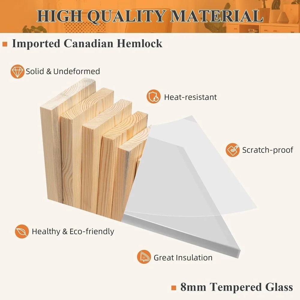 Infrared Sauna up to 4 Person with 15 Minutes Warm-Up Heater Tube & Carbon Plate