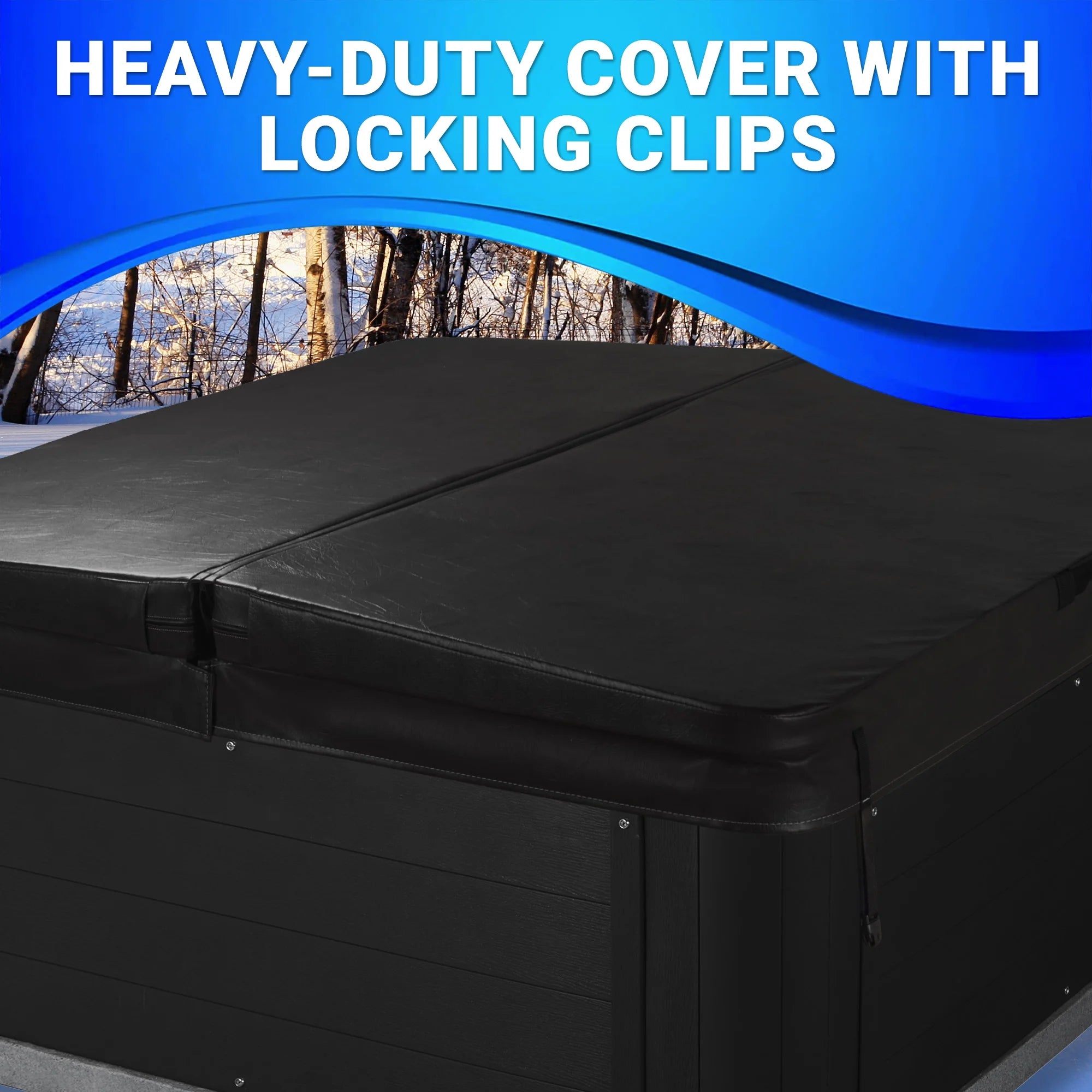 Inland 6 Person Square Hard Side Plug & Play Hot Tub, 24 Jets, Grey and Black