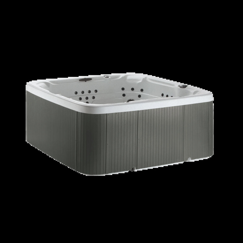 LS700DX Pillow Bundle - 7 Person, 90-Jet, 220-Volt, Sea Salt/ Coastal Gray with Spa Pillows Included!