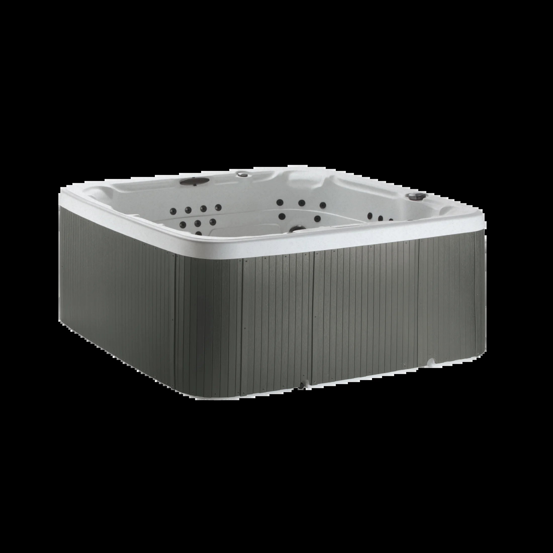 LS700DX Pillow Bundle - 7 Person, 90-Jet, 220-Volt, Sea Salt/ Coastal Gray with Spa Pillows Included!
