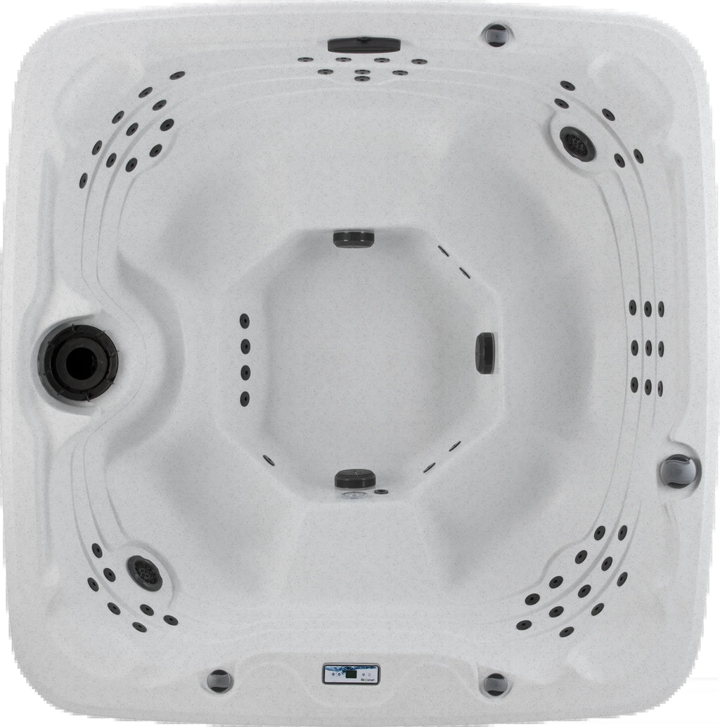 LS700DX Pillow Bundle - 7 Person, 90-Jet, 220-Volt, Sea Salt/ Coastal Gray with Spa Pillows Included!