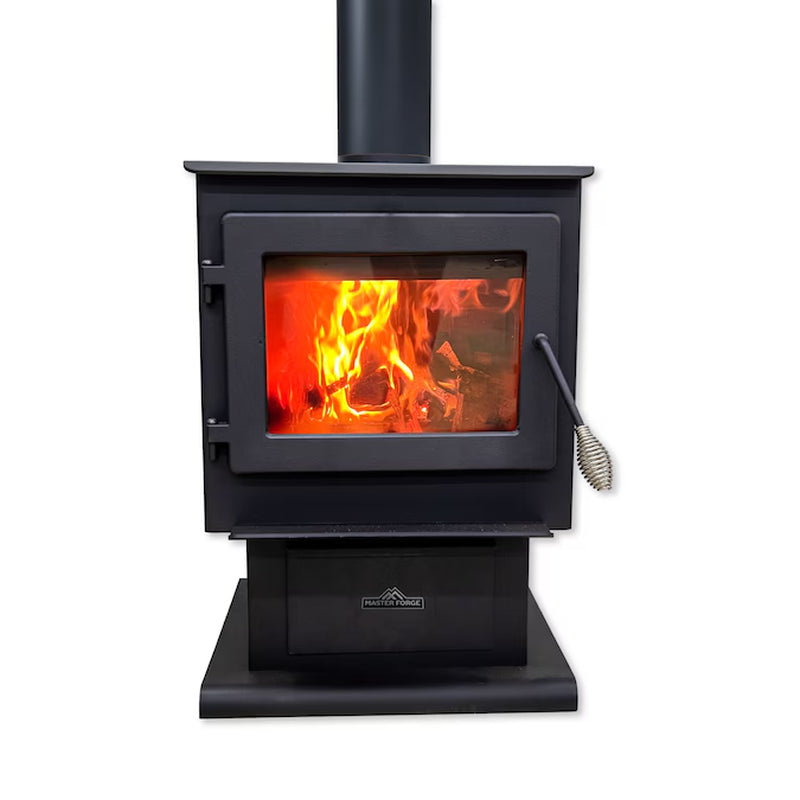 2000-Sq Ft Heating Area Firewood and Fire Logs Wood Stove (EPA Approved)
