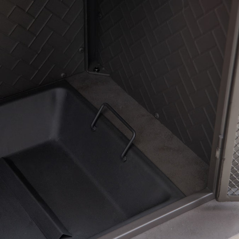 20-In W Steel Rectangle Portable Wood-Burning Fire Pit